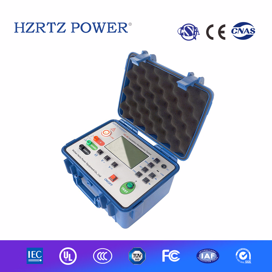 Hz-5K 5kv Portable Insulation Resistance Tester with Absorption Ratio and Polarization Index