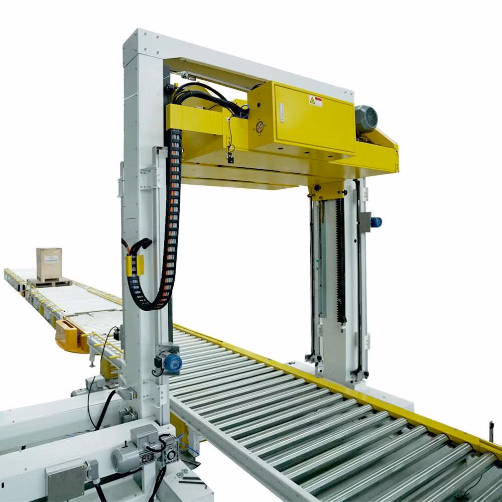 Fully Automatic High Pressure Pallet Strapping Machine with Double Strapping Head