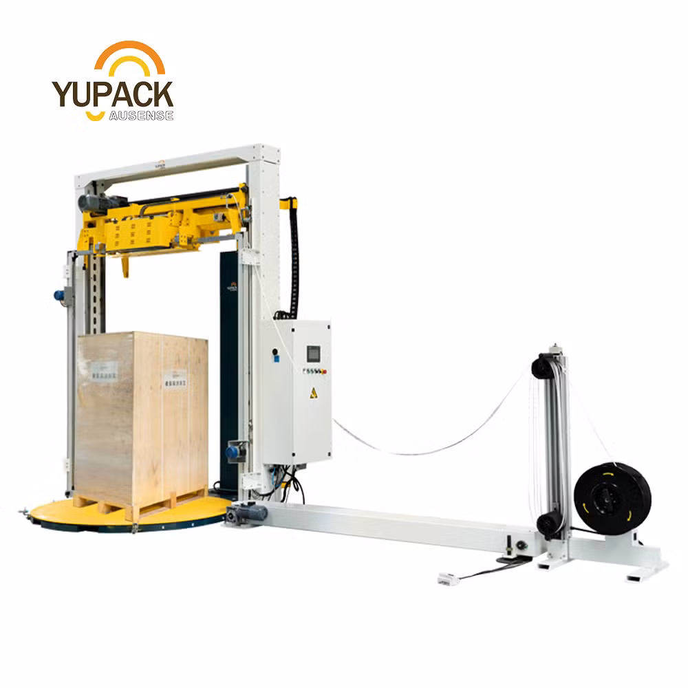 Automatic 2-in-1 Pallet Strapping and Wrapping Machine