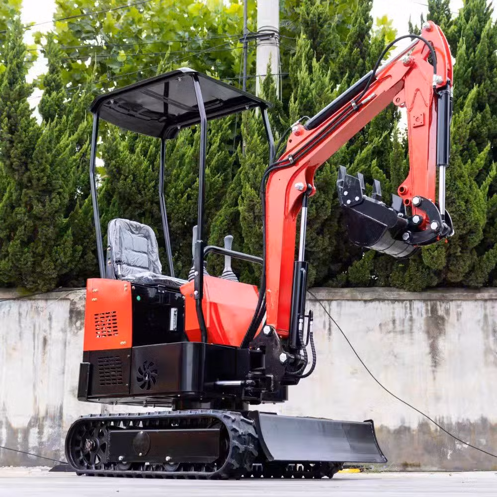 Hot Sale 1 Ton Mini Excavator Hydraulic Digger Crawler Excavator