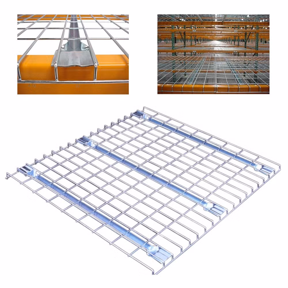 High Quality Metal Pallet Racking Warehouse Storage Heavy Duty Wire Mesh Shelves Made Per Customer's