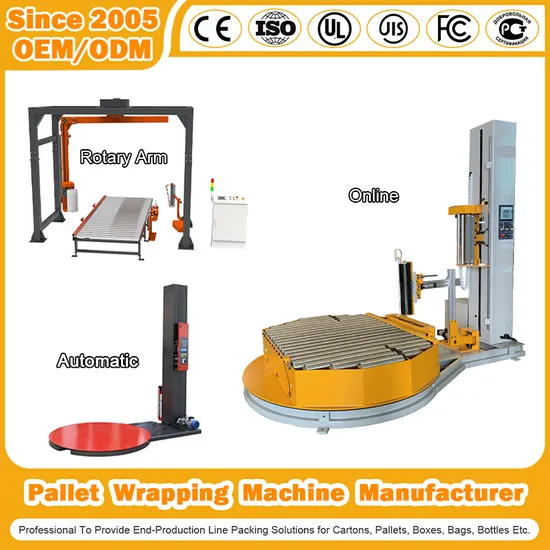Shrink Wrap Machine Rotary Arm Strapping Stretch Roll POF PE Film Strapping Rotating Arm Packingrobo