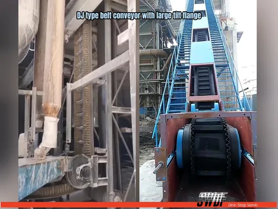 DJ400 Type Series Belt Conveyor with Large Tilt Angle in Ore Conveying - Conveyor and Belt Conveyor