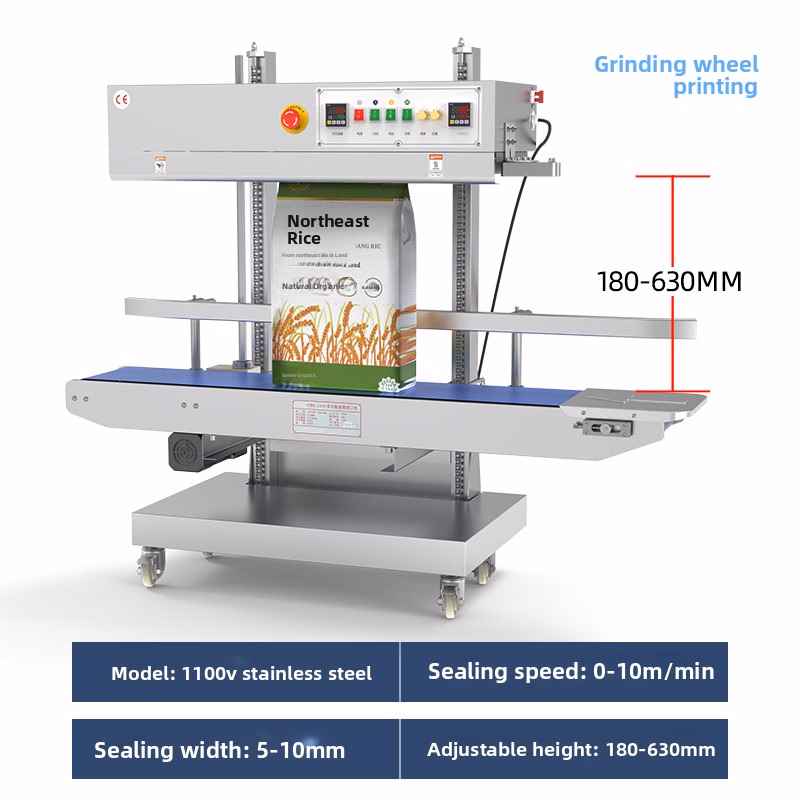 Stainless Steel Vertical Continuous Food Sealing Machine