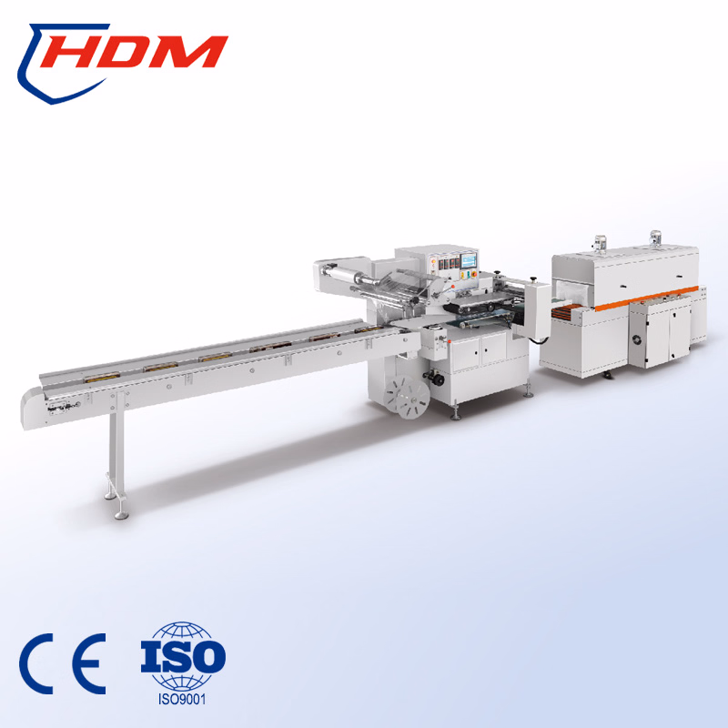 Automatic High Speed Flow Shrink Packing Flow Wrapper Wrapping Packing Machinery