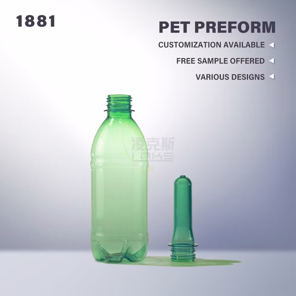 Wholesale Factory Price Precise Molding Colorful High Clarity Durable 3025/2925/1881 Pet Water Bottle Preform for Water/Beverage Bottle