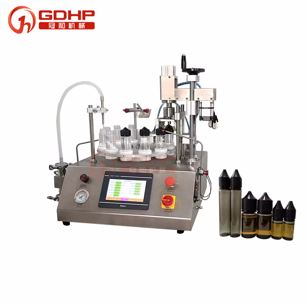 Tabletop Filling and Capping Machine with Automation