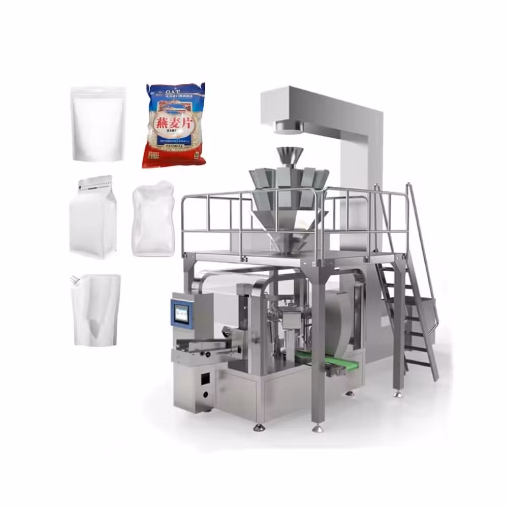 Automatic Premade Stand - up Zipper Pouch Filling & Sealing Machine