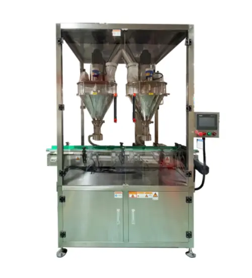Two Head Screw Powder Bottle Filling Machine - Leading Linear Liquid Filling System