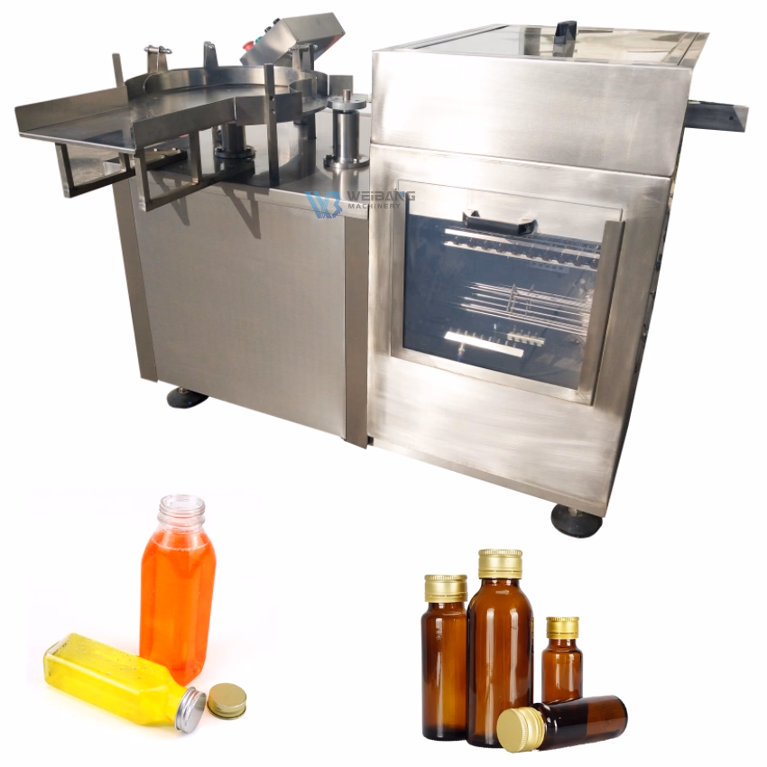High Quality Automatic Plastic Glass Bottle Washing Machine Syrup Bottle Washing Machine Sterilization Oven Line