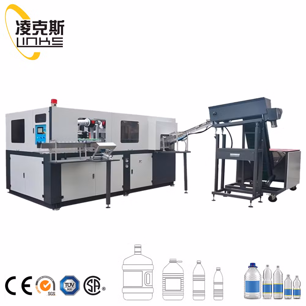 Automatic 4 Cavity Plastic Bottle Making Blowing Machine