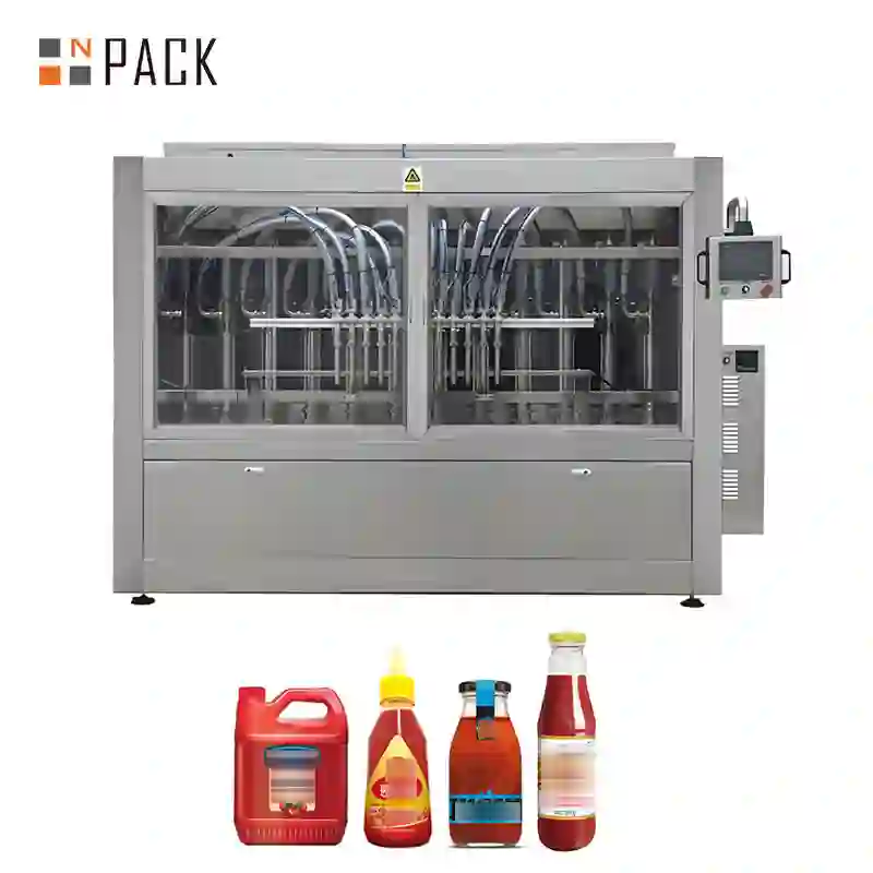 Automatic Hummus Filling Machine - Leading Linear Liquid Filling System