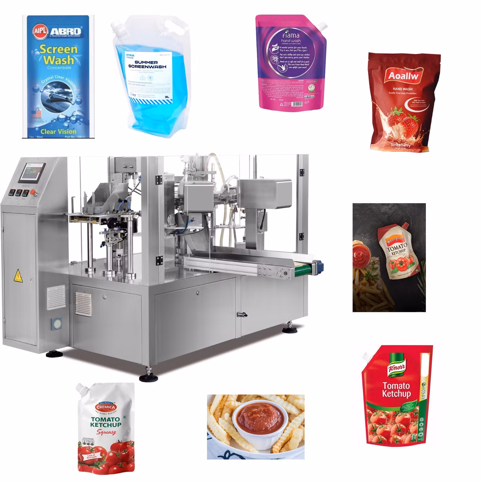 Automatic Sachet Filling Machine for Liquid Like Syrup and Vinegar