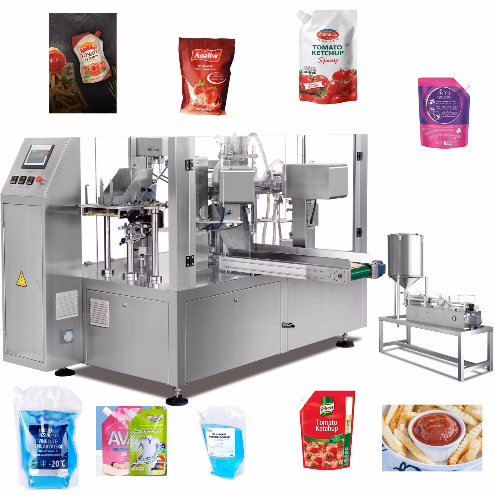 Premade Pouch Vegetable Juice Sealing Machine
