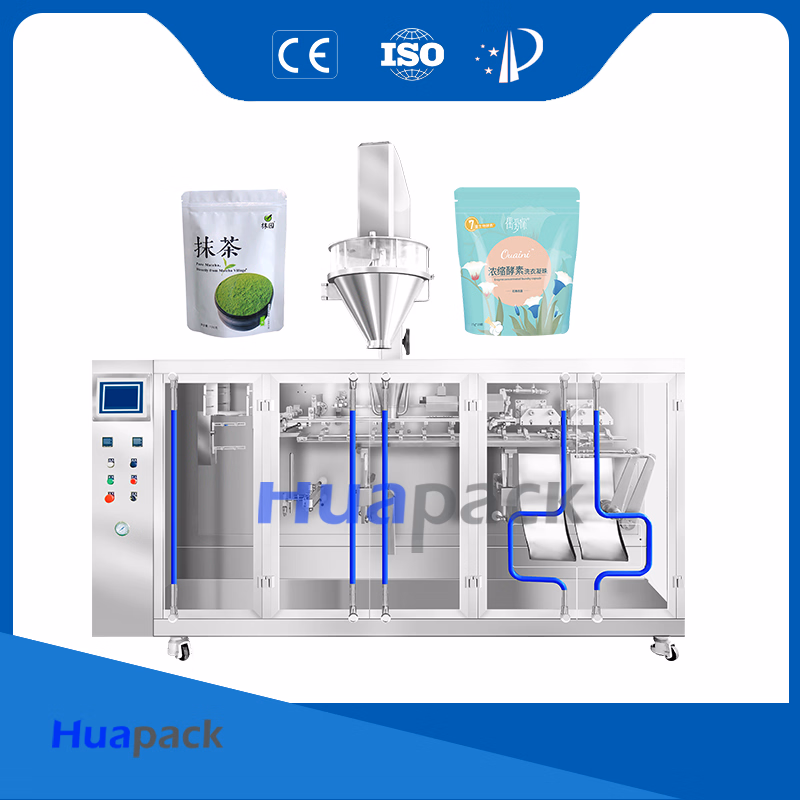 Premade Ready Preformed Pouch Bag Horizontal Doypack Pouch Load Open Fill Seal Packing Machine