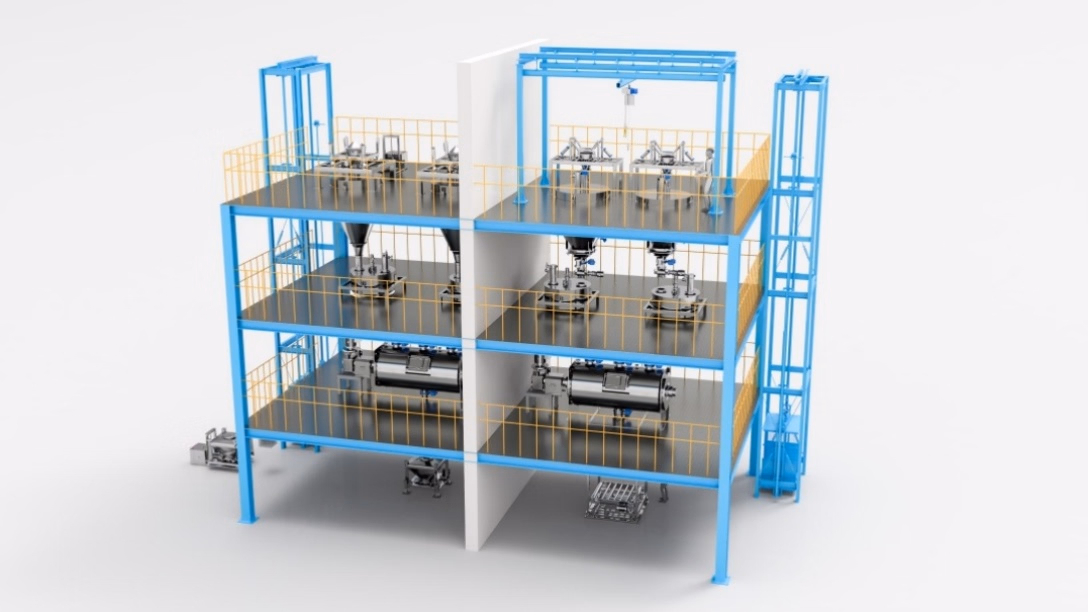 Energy-Saving New Simultaneous Processing Intermediate Bulk Container with Mes System