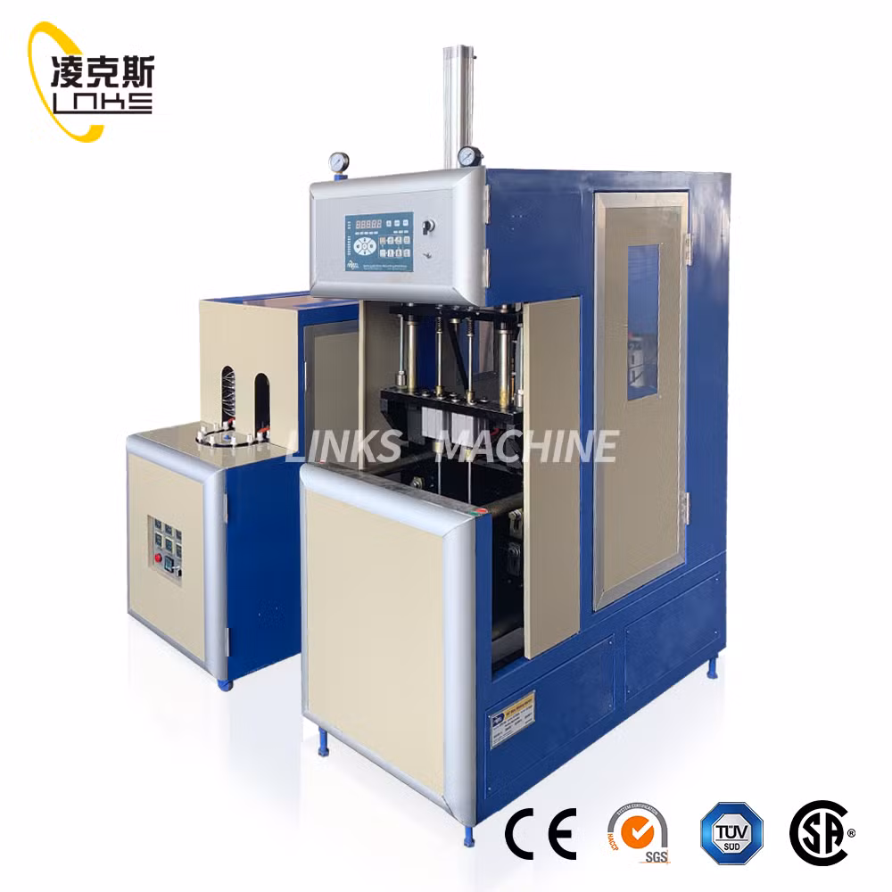 Semi Automatic Pet Bottle Blowing Machine Plastic Bottle Making Equipment