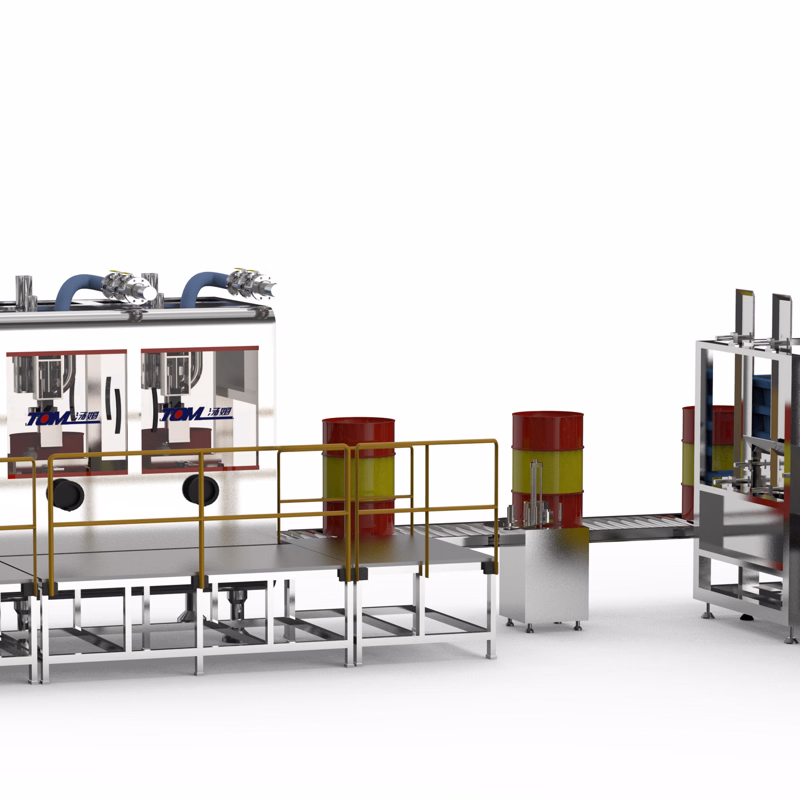 200L Drum and IBC Tank High Speed Automatic Filling Machine Line