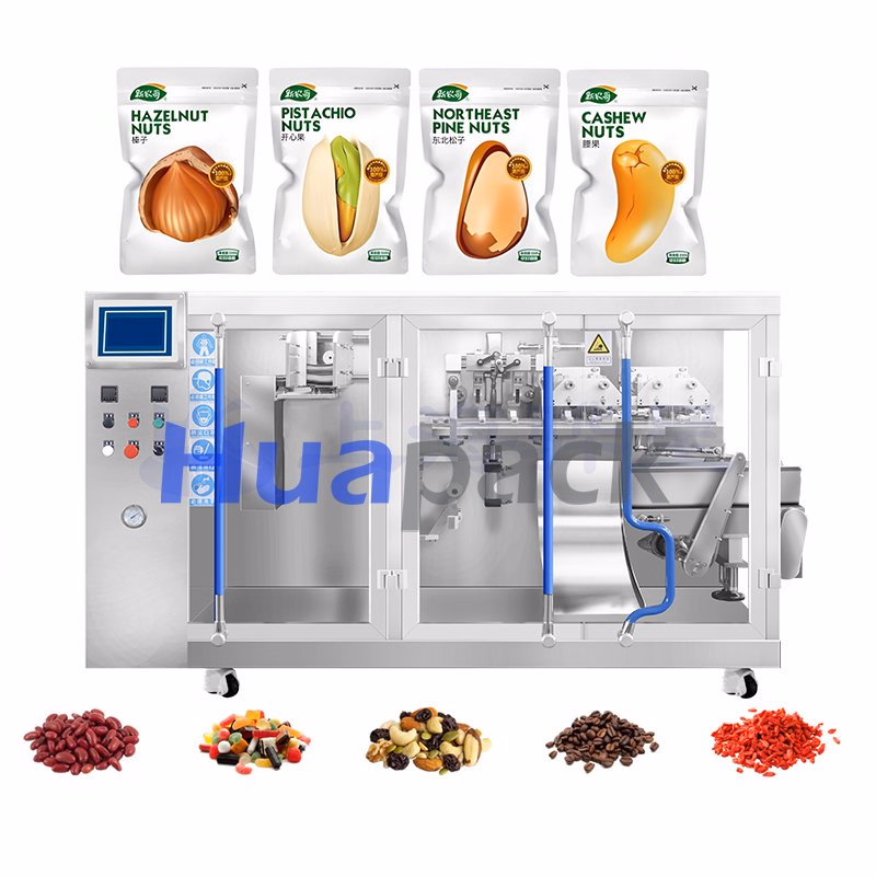 Automatic Coffee Bean Candy Seeds Grain Pouch Premade Bag Doypack Filling Packing Machine
