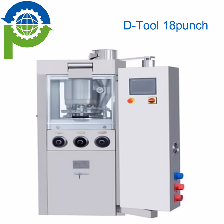 Automatic Small Rotary Tablet Pill Press Machine D 18 Punch Die
