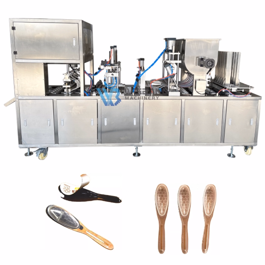 Wb-Fbj Cup Spoon Beans Paste Sauce Automatic Honey Spoon Filing Machine