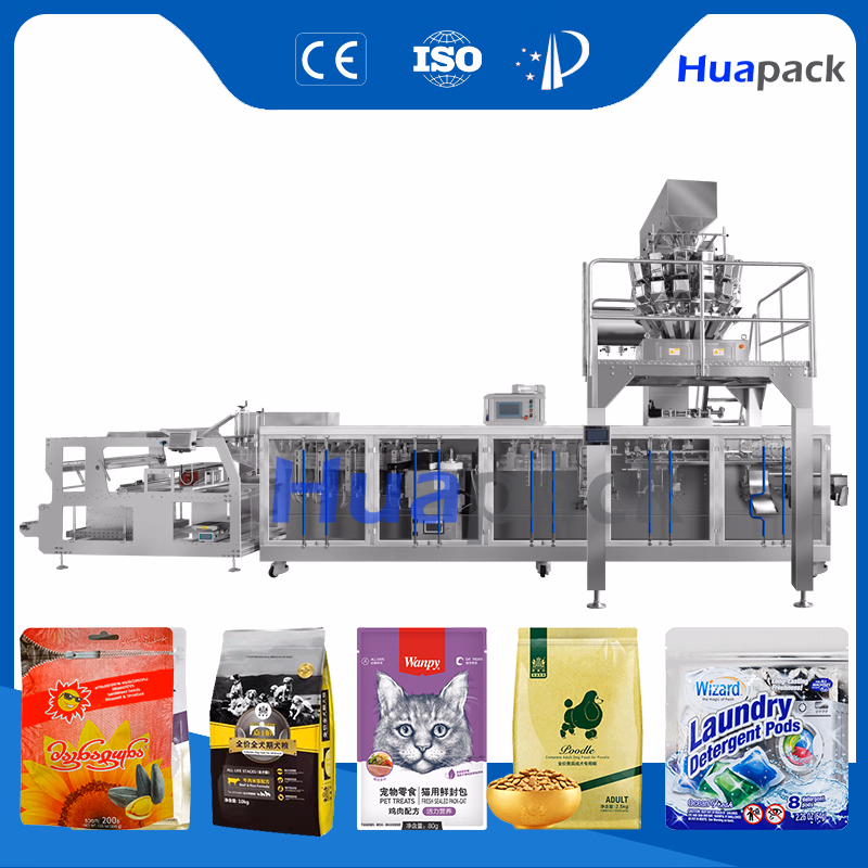 Horizontal 600g Doypack Zipper Pouch Filling Sealing Packing Packaging Machine for Granules