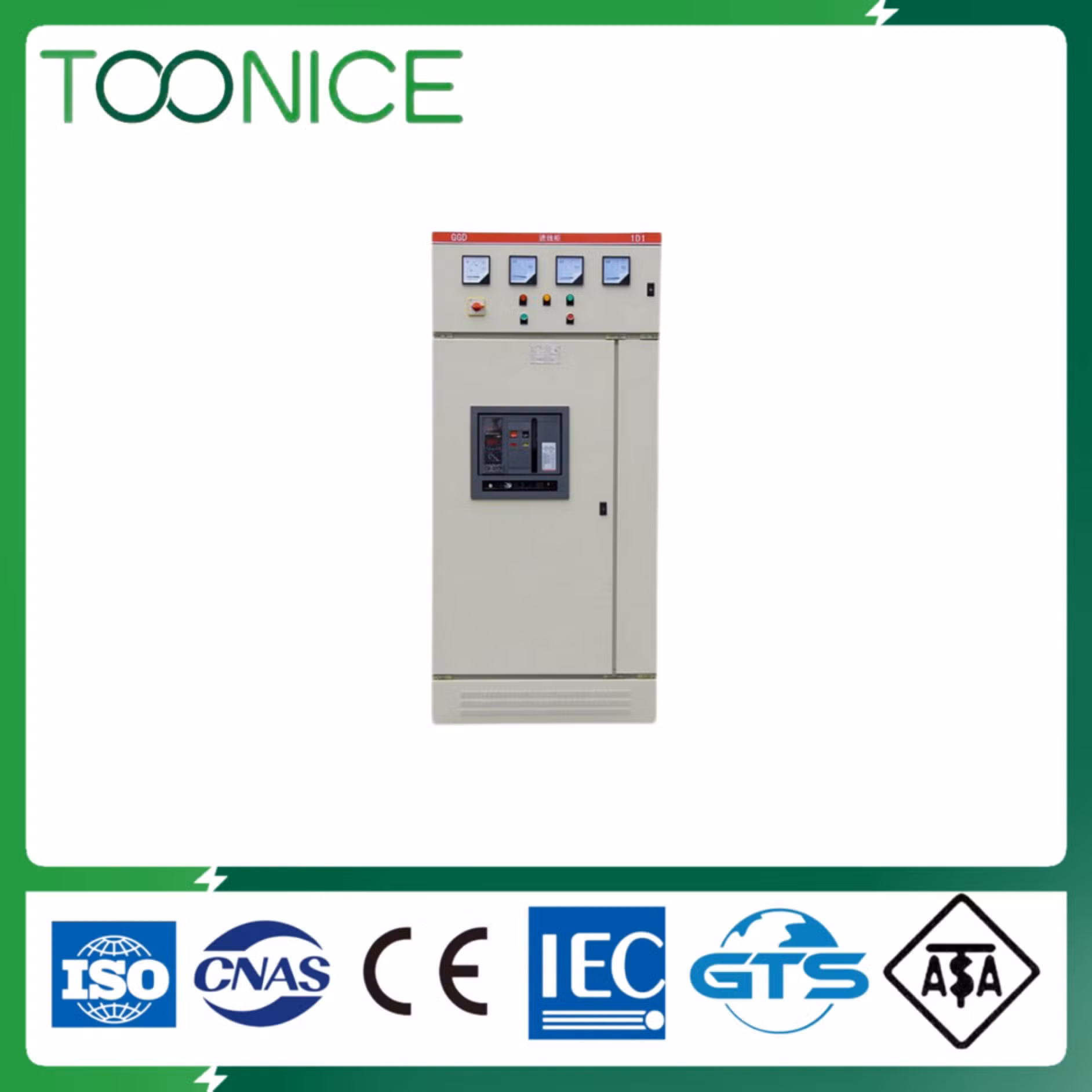 Toonice Ggd Low Voltage Switchgear Power Distribution Box Panel Switchgear with Draw-out Type Cabinet
