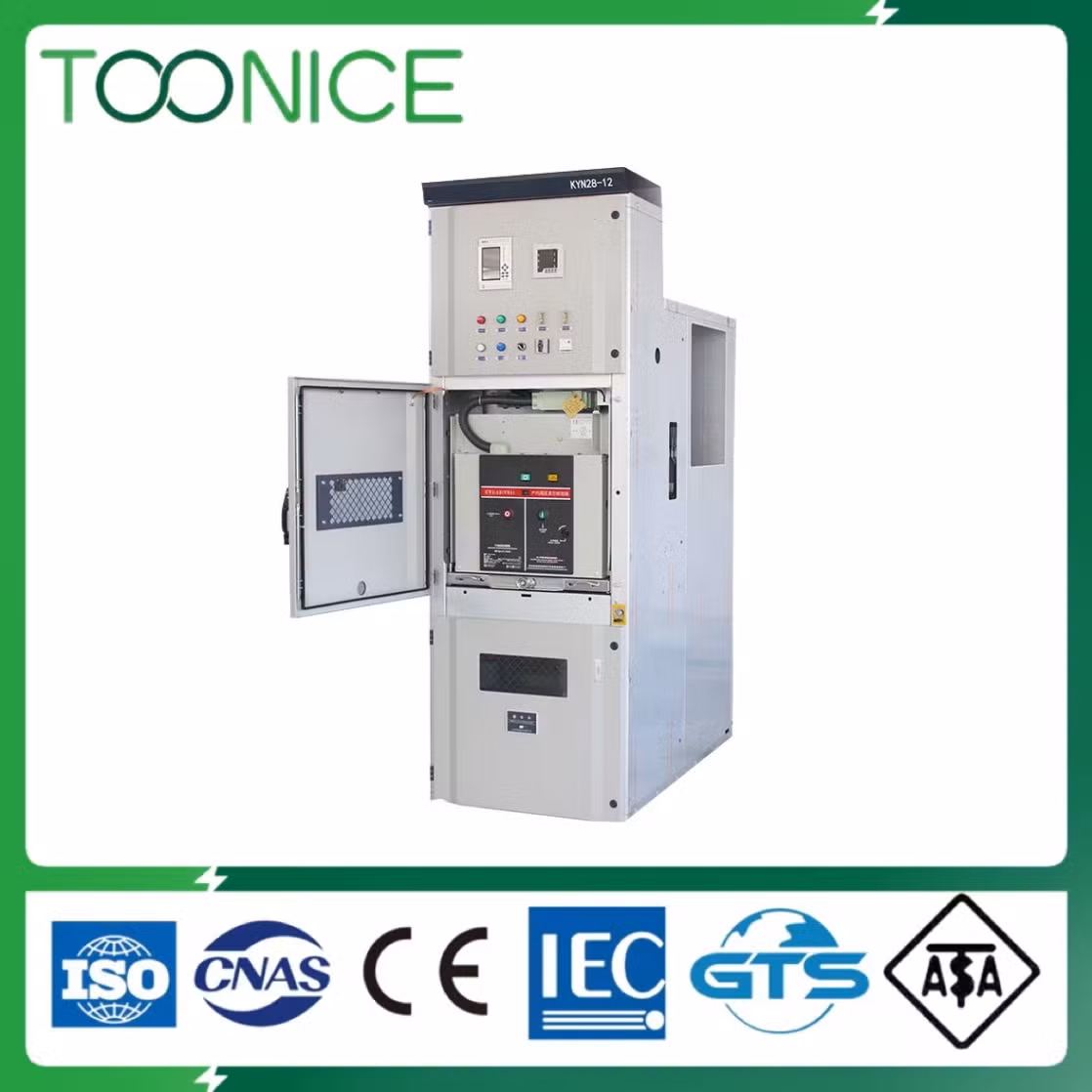 Kyn28-12 Indoor AC Metal Armored Removable Switchgear for Electrical Equipment for Medium Voltage