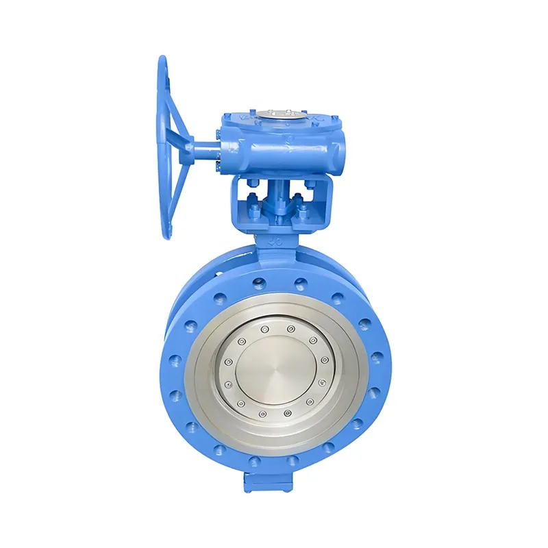 Triple Offset Butterfly Valve With Gear Box Carbon Steel WCB 40” 150LB RF Flange Metal-To-Metal Manufacturer & Factory - WKT VALVE