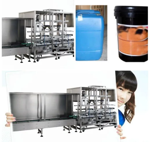Automatic Weighing Liquid Bottle Packing Machine High Filling Accuracy