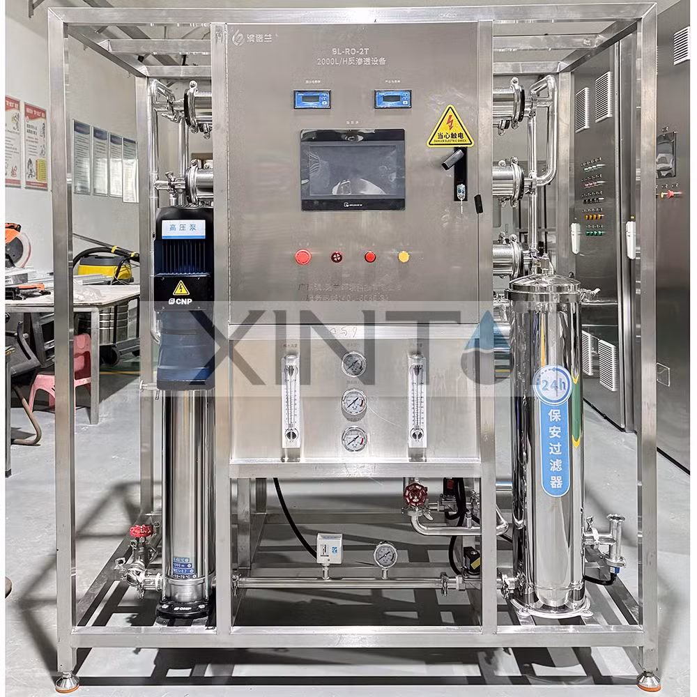 2t/H RO Water Purifier Machine Easy Installation Industrial Water Filter System Reverse Osmosis Purifying Technology for River Water