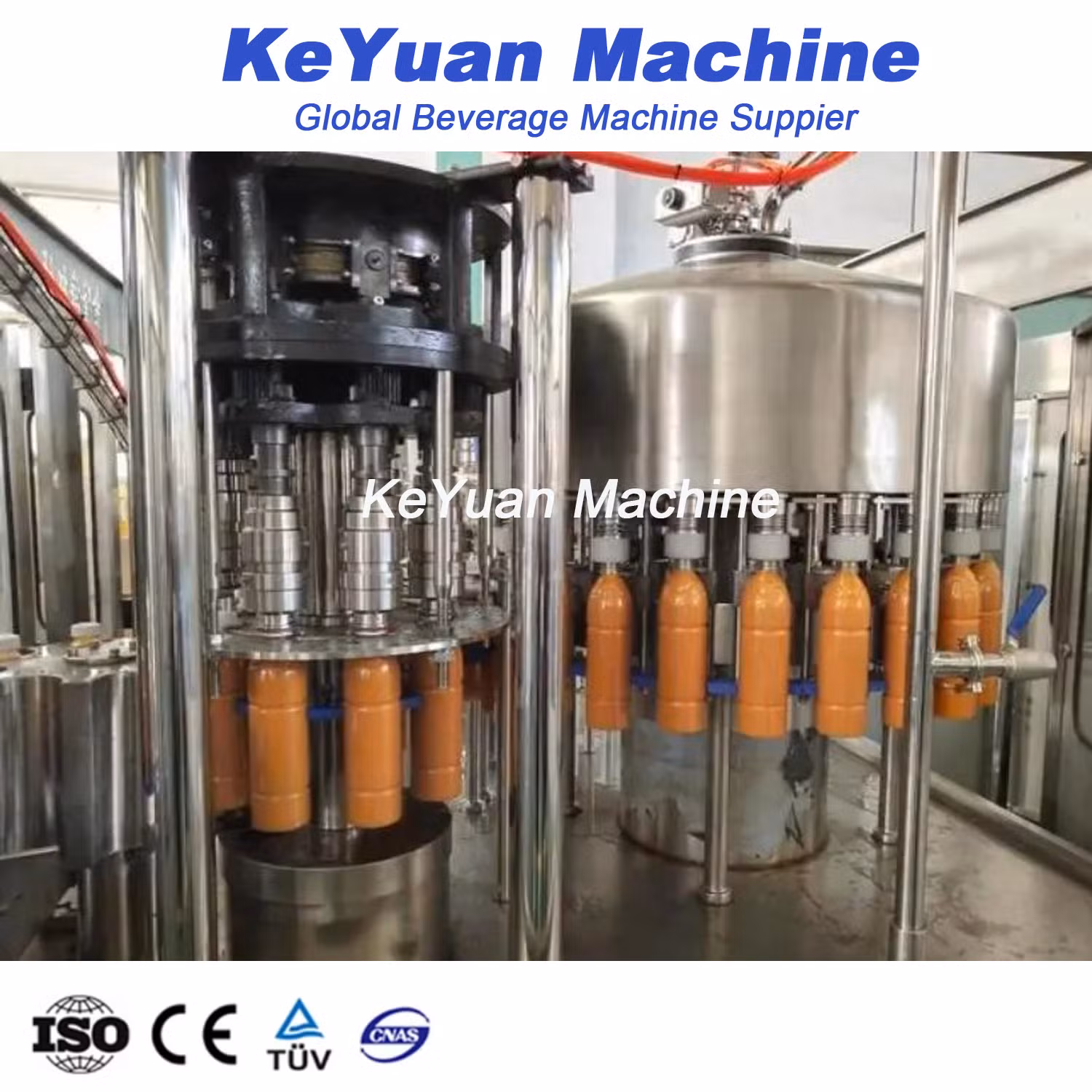 Fully Automatic Strawberry and Watermelon Juice Beverage Production Line Equipment, Juice Filling Machine
