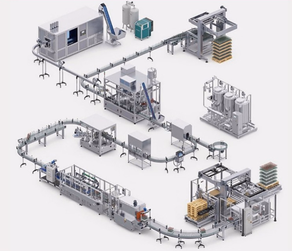 Full Set Complete Pet Plastic Small Bottle Drinking Mineral Water Production Line