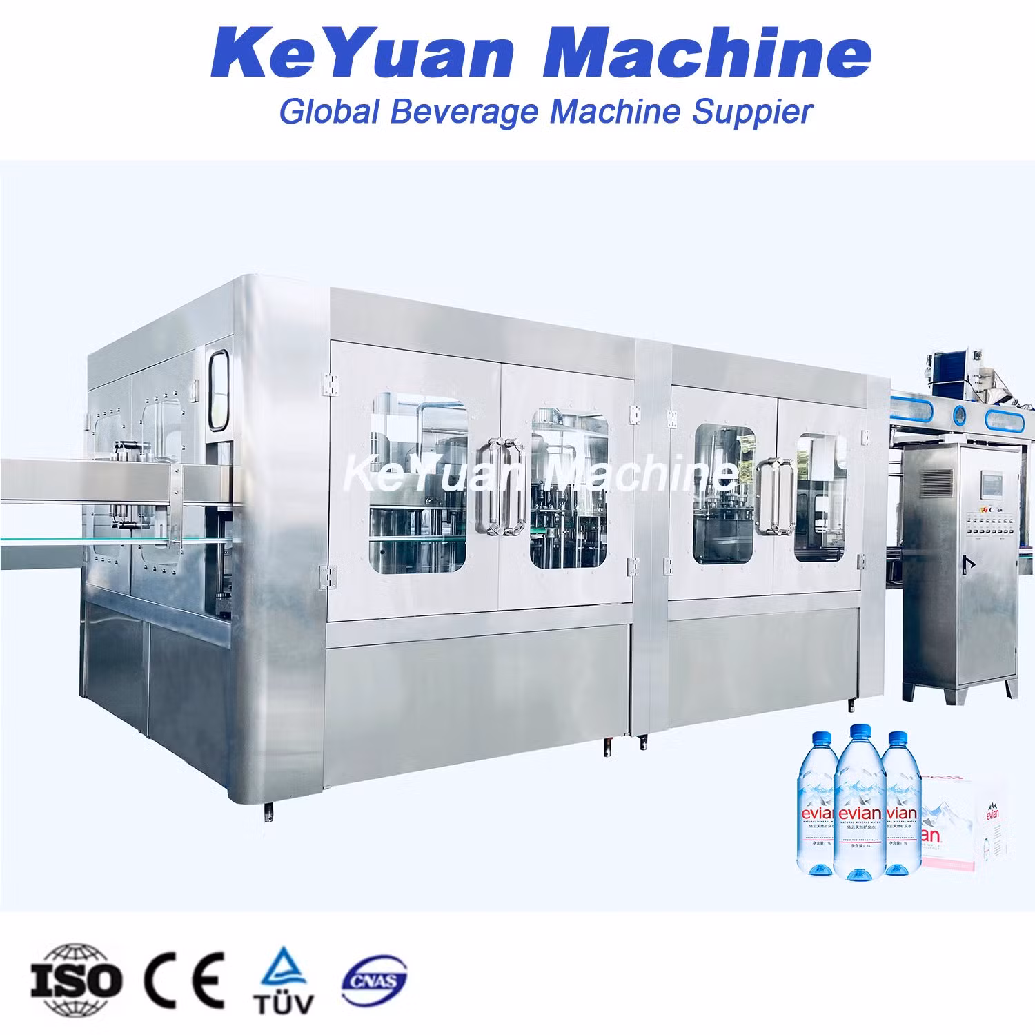2023 Newest Design Xgf32-32-12 Good Quality High Speed 15000bph 500ml Full Automatic Bottle Drinking Water Washing Filling Filling Capping Machine