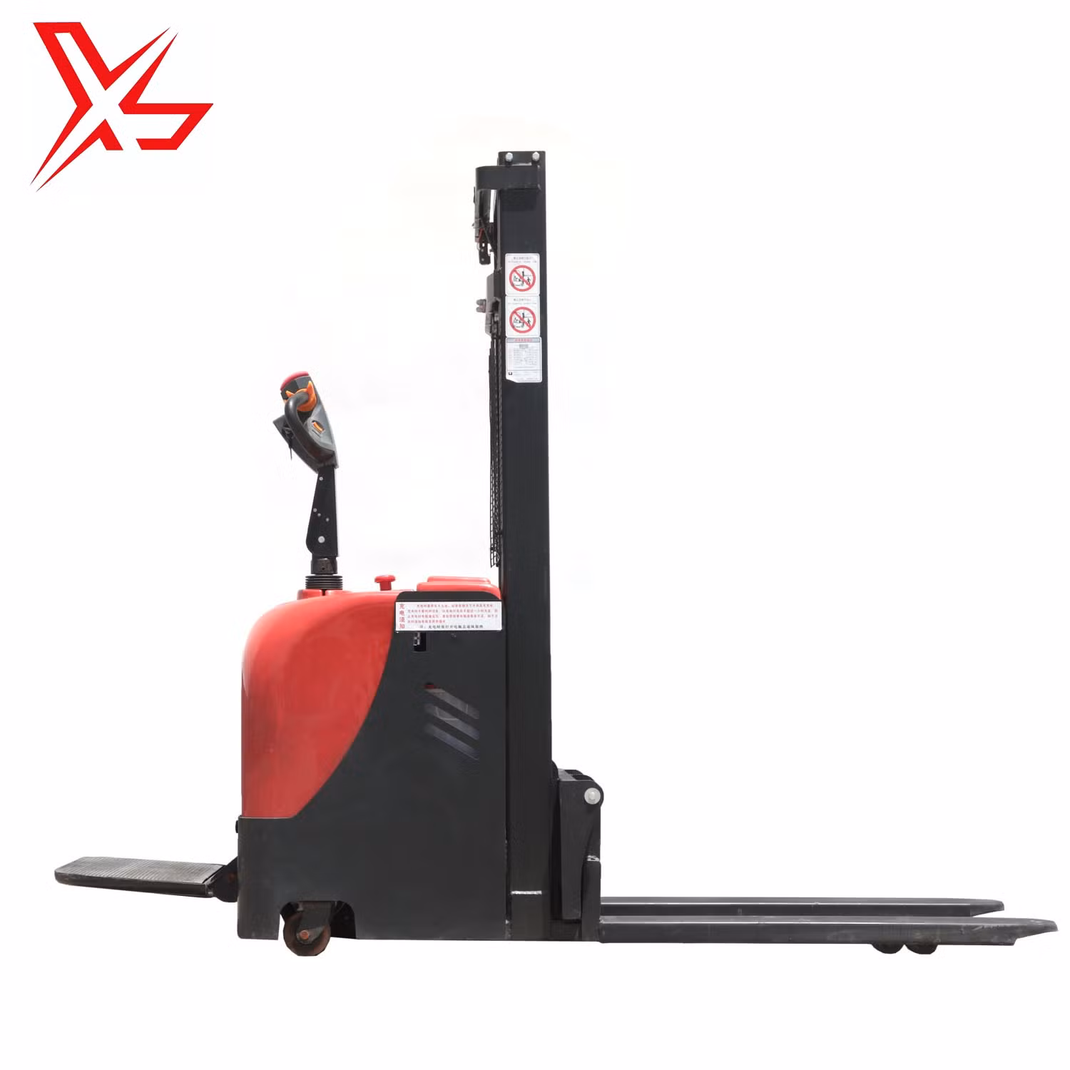 Space-Saving Effortless Maneuvering Zero Emissions High Performance Electric Forklift Stacker - High